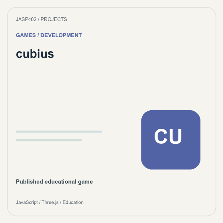 cubius project cover