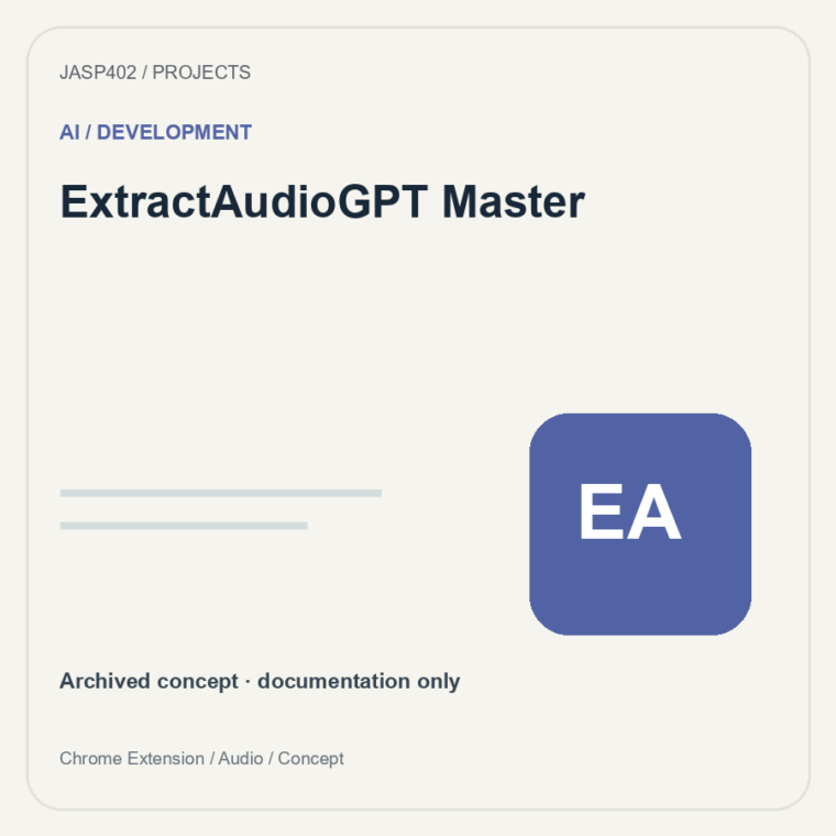 ExtractAudioGPT_Master project cover